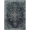 Oriental Weavers Andorra 3' 3" X  5' 2" Casual Blue/ Blue Rectangle R