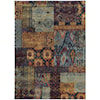 Oriental Weavers Andorra 5' 3" X  7' 3" Casual Multi/ Blue Rectangle