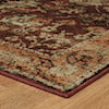 Oriental Weavers Andorra 7'10" X 10'10" Casual Red/ Gold Rectangle Ru