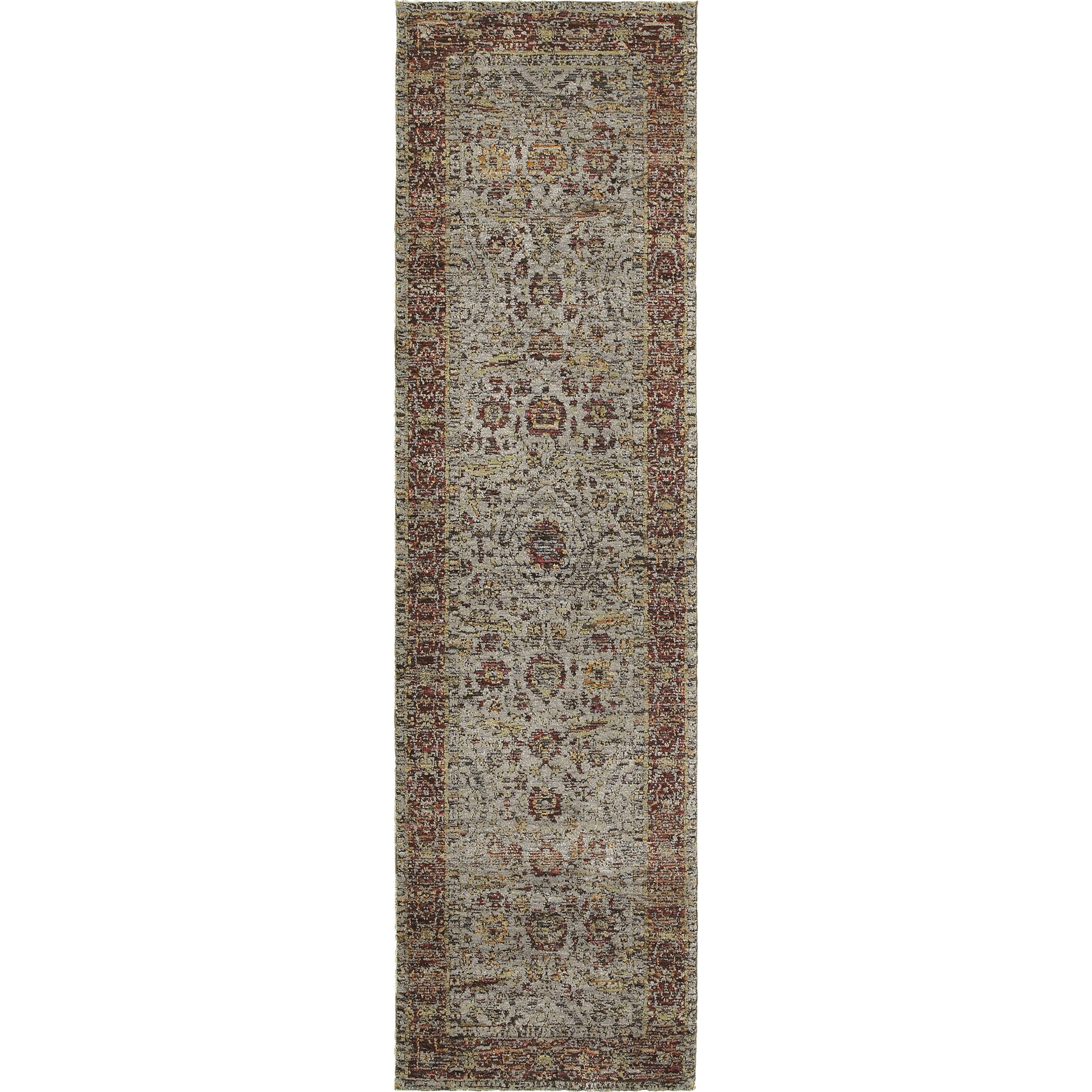 Oriental Weavers Andorra 7'10" X 10'10" Casual Blue/ Red Rectangle Ru