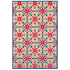 Oriental Weavers Cayman 5' 3" X  7' 6" Outdoor Sand/ Pink Rectangle