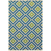 Oriental Weavers Cayman 5' 3" X  7' 6" Outdoor Sand/ Blue Rectangle