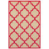 Oriental Weavers Cayman 6' 7" X  9' 6" Outdoor Sand/ Pink Rectangle