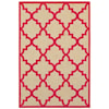 Oriental Weavers Cayman 9'10" X 12'10" Outdoor Sand/ Pink Rectangle