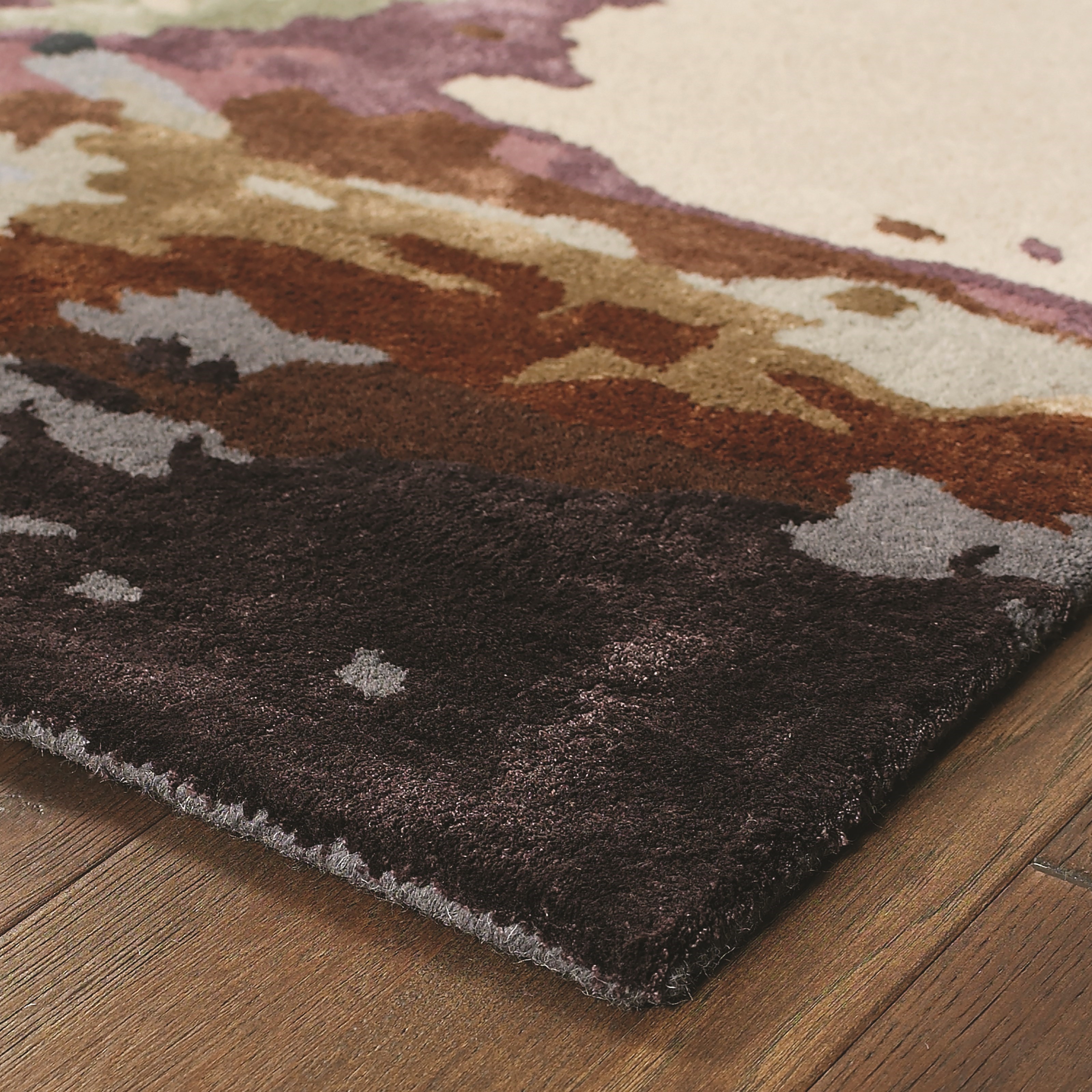 Oriental Weavers Galaxy 10' 0" X 13' 0" Contemporary Blue/ Brown Rec