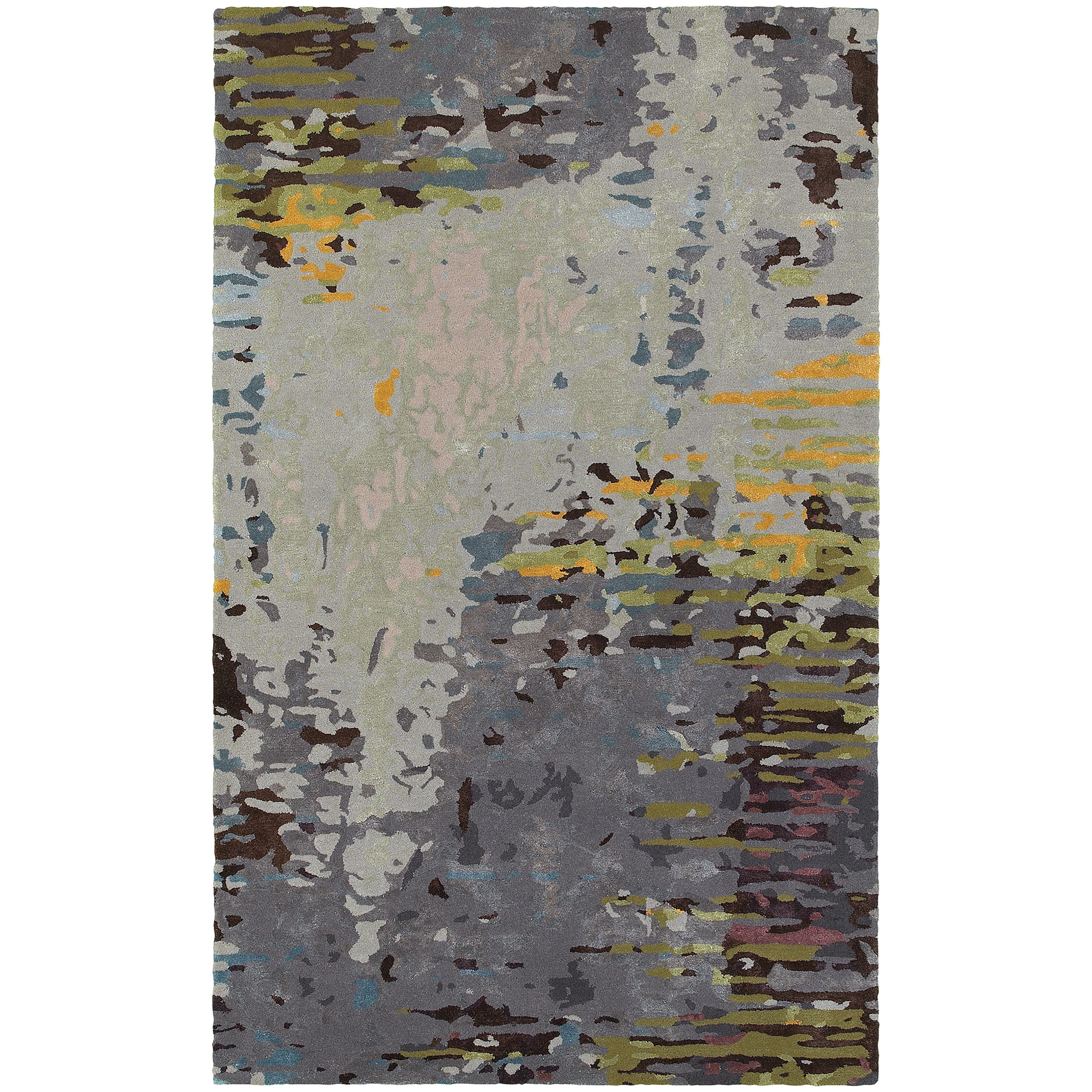 Oriental Weavers Galaxy 3' 6" X  5' 6" Contemporary Multi/ Grey Rect