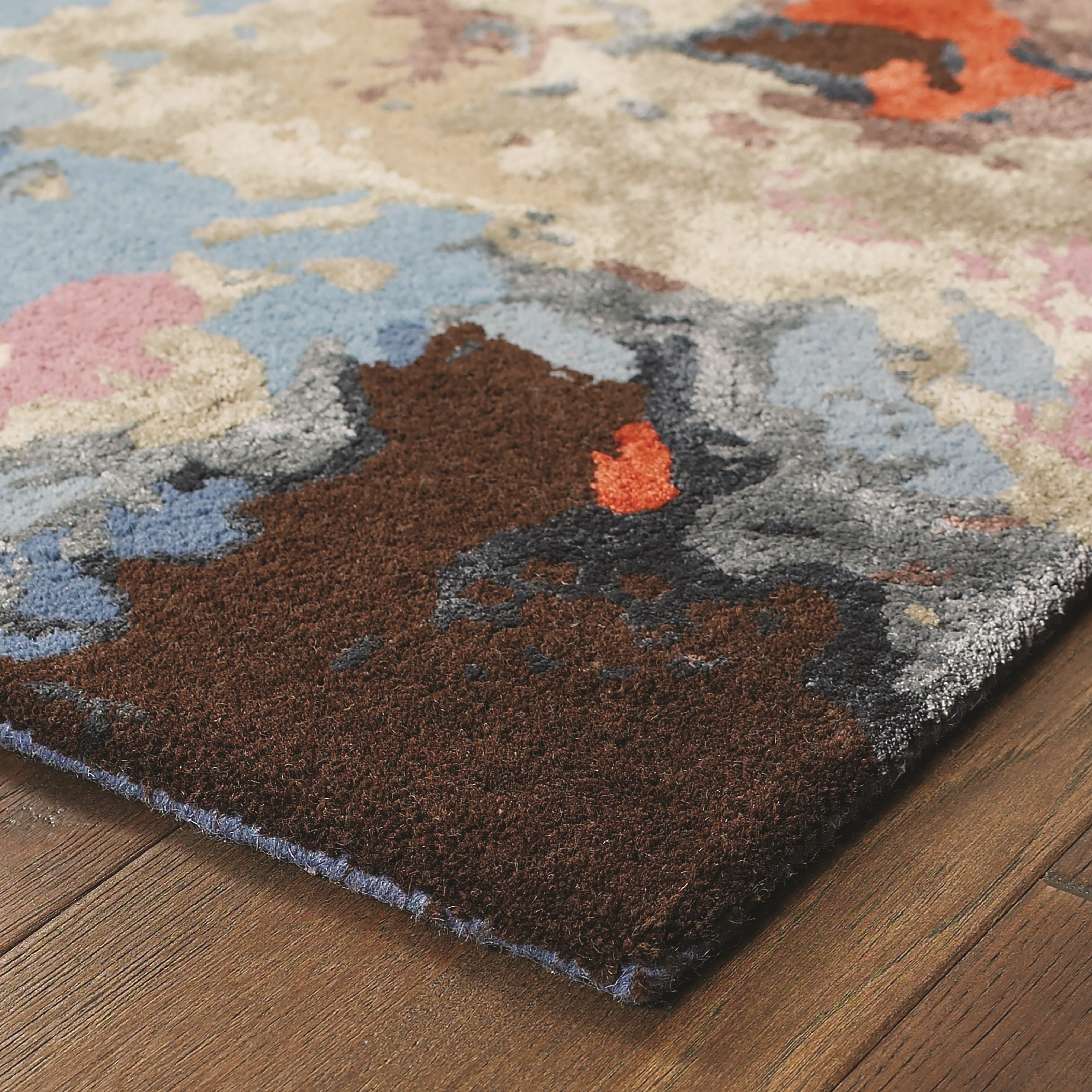 Oriental Weavers Galaxy 10' 0" X 13' 0" Contemporary Multi/ Pink Rec