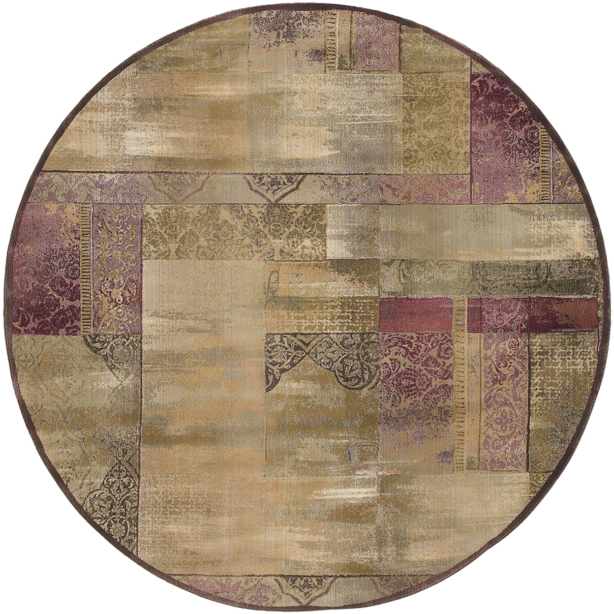 Oriental Weavers Generations 8' Casual Green/ Beige Square Rug