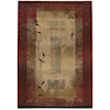 Oriental Weavers Generations 8' Casual Red/ Beige Square Rug