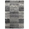 OW Henderson 5' 3" X  7' 6" Shag Grey/ Charcoal Rectangle