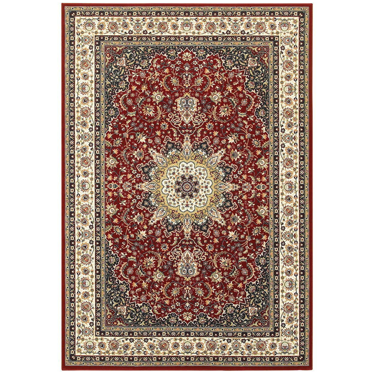 Oriental Weavers Kashan 9'10" X 12'10" Rectangle Rug