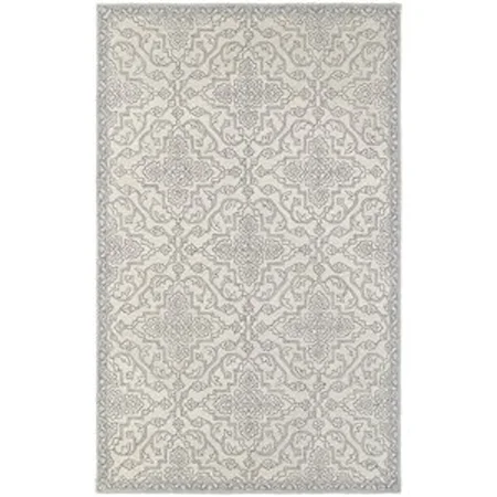 5' 0" X  8' 0" Casual Stone/ Grey Rectangle Rug