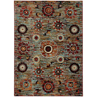 9'10" X 12'10" Rug