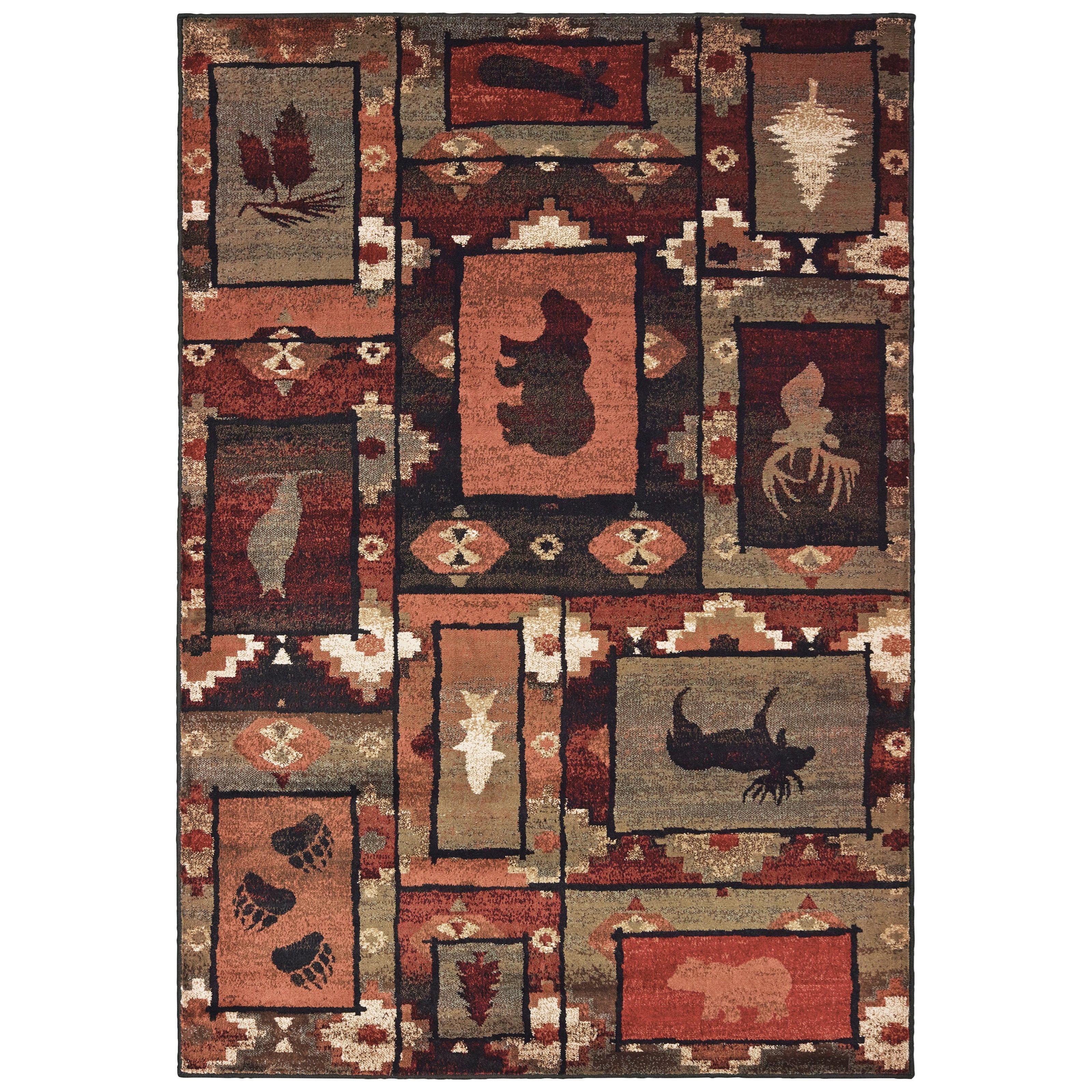 Oriental Weavers Woodlands 7'10" X 10' Rectangle Rug