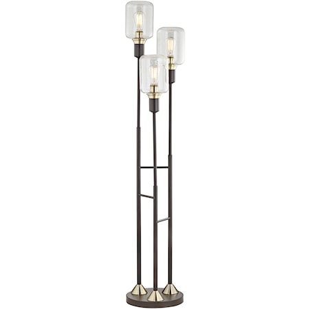 Three Light Menlo Lane Floor Lamp