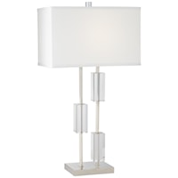 Table Lamp with Crystal Accents