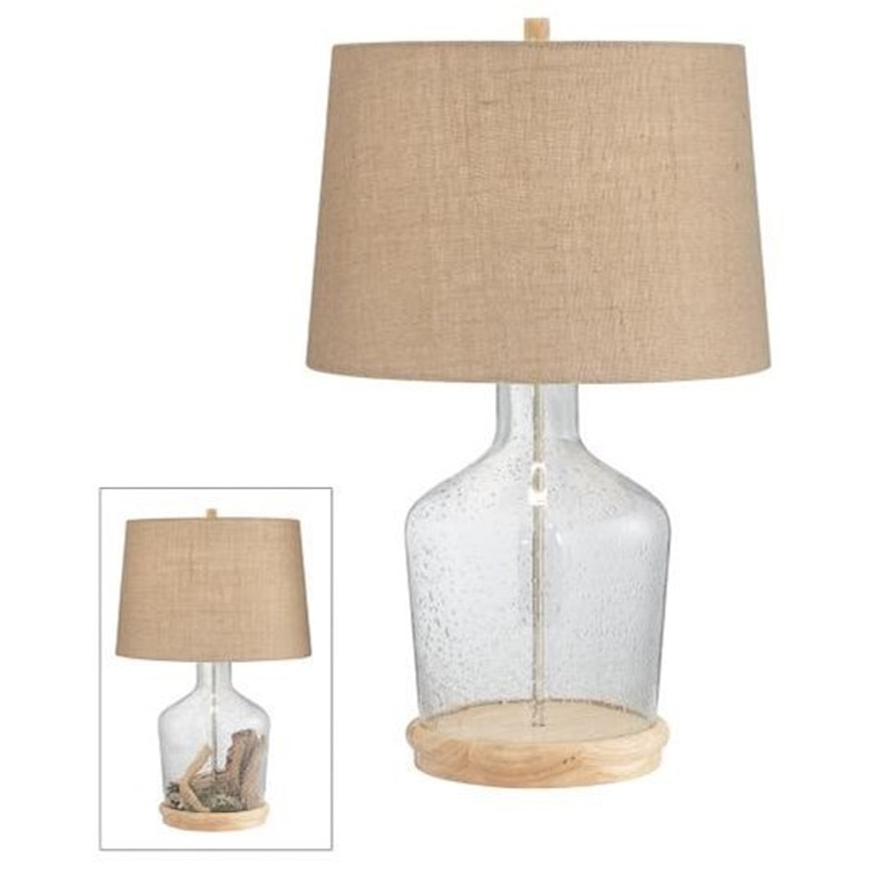 Pacific Coast Lighting Table Lamps Clear Table Lamp