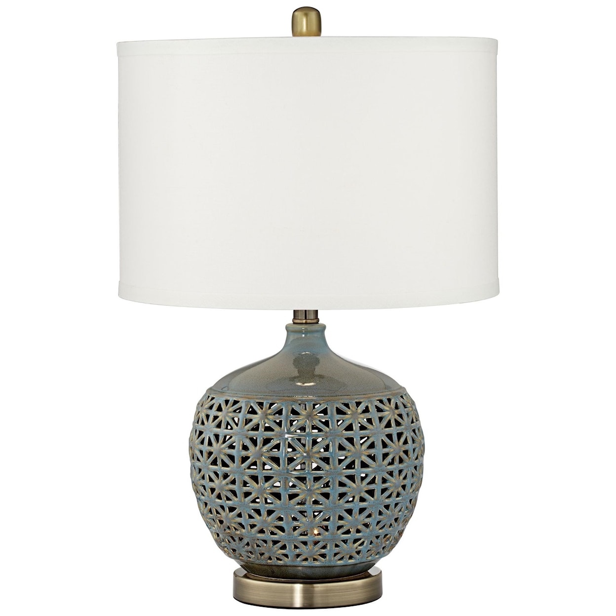 Pacific Coast Lighting Table Lamps Mororccan Ceramic Lamp With  Nitelight