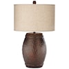 Pacific Coast Lighting Table Lamps Faux Metal Barrel- Emory Table Lamp