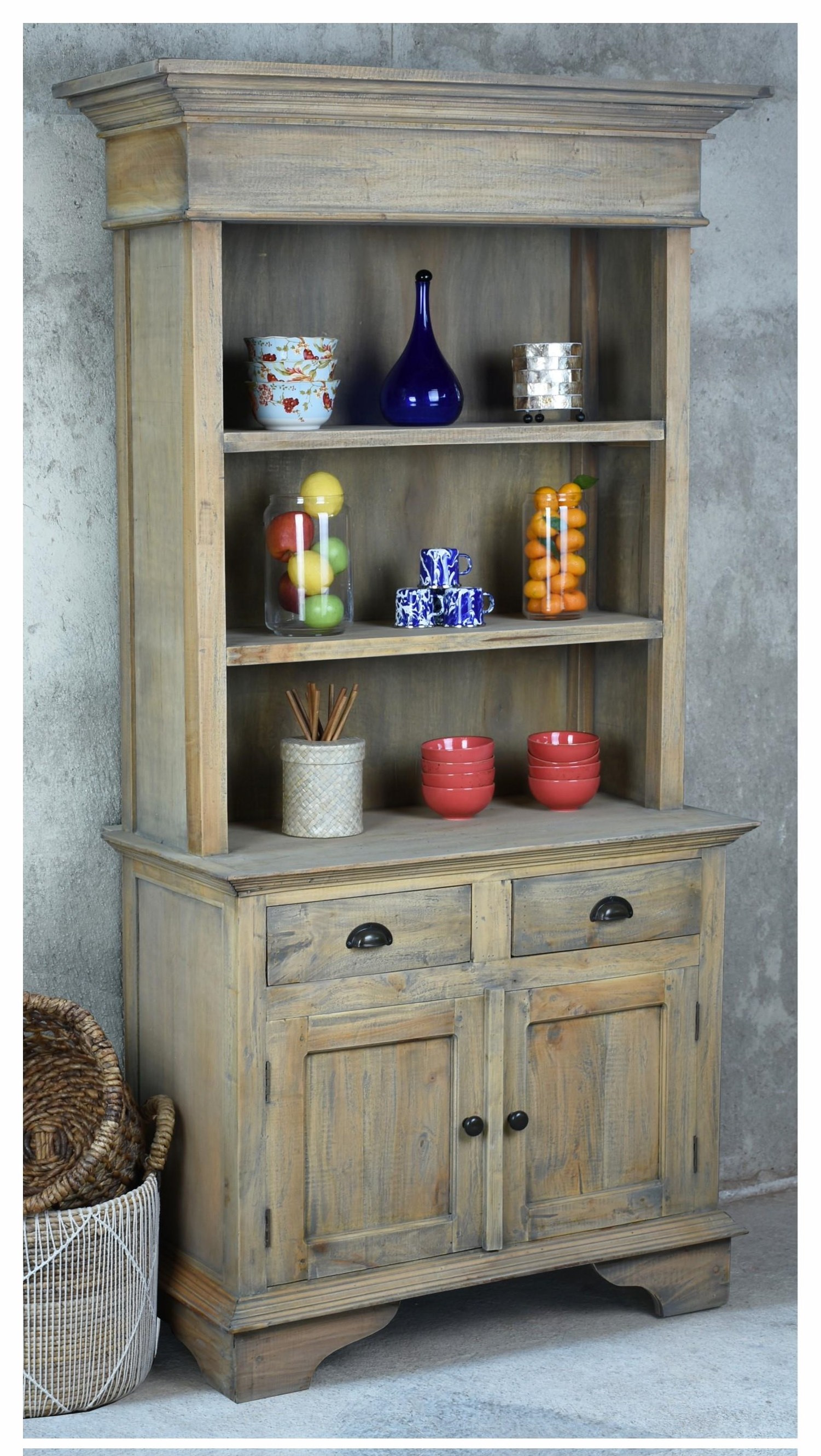 Driftwood armoire store