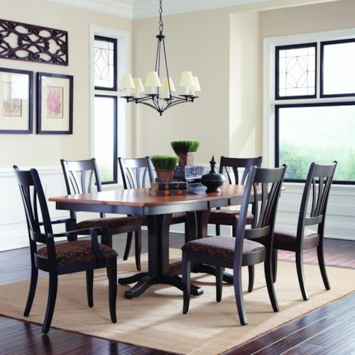 Customizable 7 Pc. Table & Chair Set