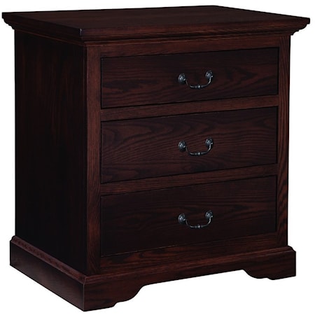 Three Drawer Night Stand