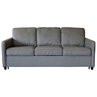 Contemporary Sofa Sleeper with Queen Mattress