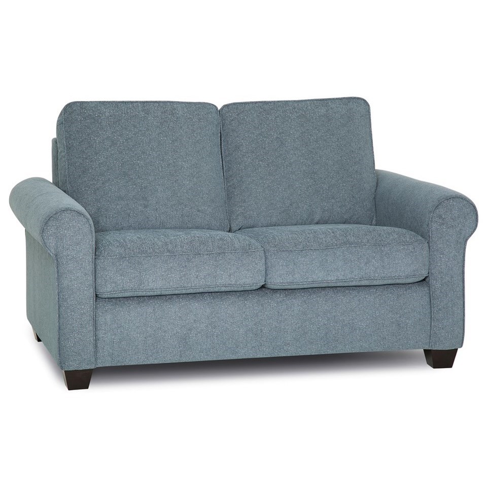 Palliser Swinden 4052721 Casual Double Sofa Sleeper with Sock Rolled