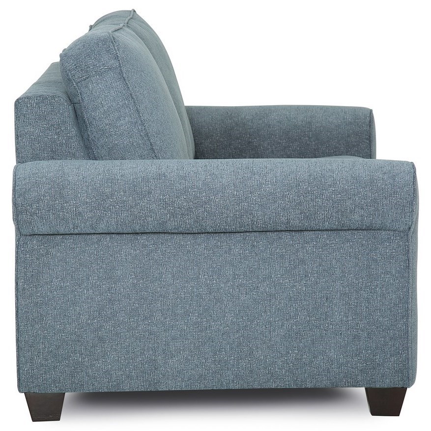 Palliser Swinden 4052721 Casual Double Sofa Sleeper with Sock Rolled