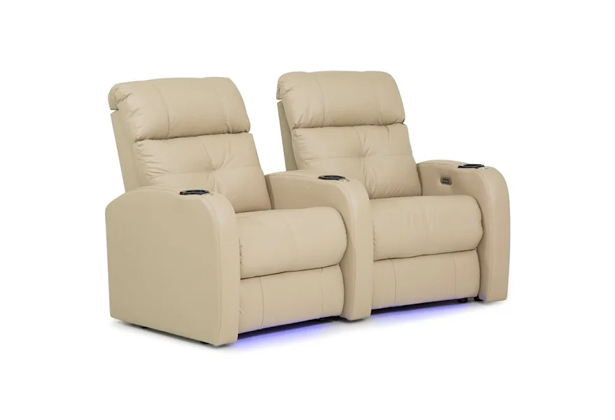 Audio Theater Sectional by Palliser at Jacksonville Furniture Mart