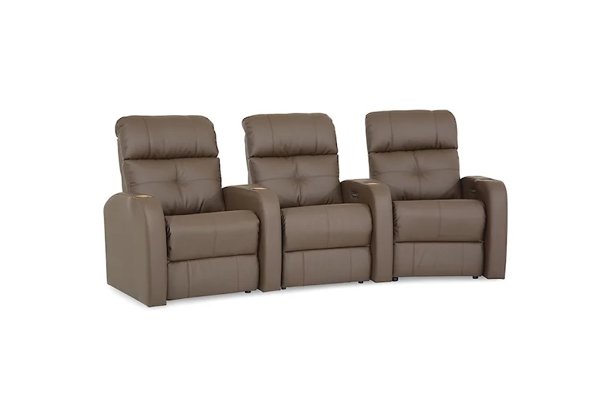 Audio Theater Sectional by Palliser at Howell Furniture