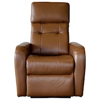 Contemporary Wall Hugger Power Recliner with Power Headrest