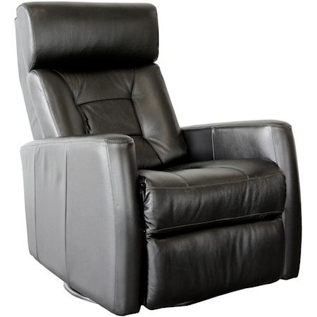 Baltic II Contemporary Swivel Glider Power Recliner w/ Power Headrest