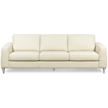 Contemporary Sofa with Track Arms