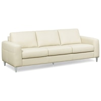 Contemporary Upholstered Sofa with Track Arms