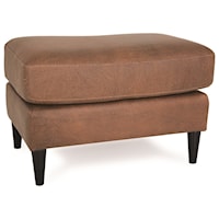 Contemporary Upholstered Rectangular Ottoman