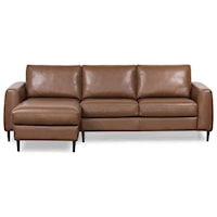 Contemporary Sectional Sofa with Left Arm Facing Chaise
