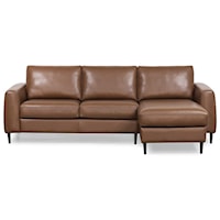 Contemporary Sectional Sofa with Right Arm Facing Chaise