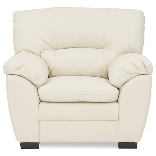 Casual Chair with Pillow Arms