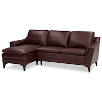 Contemporary 2 Piece Sectional with Left Hand Facing Chaise