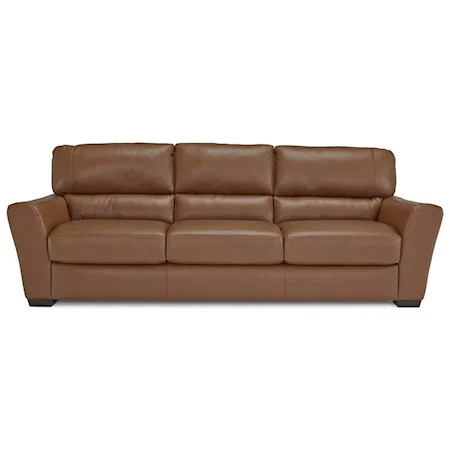 Casual Sofa with Flared Arms