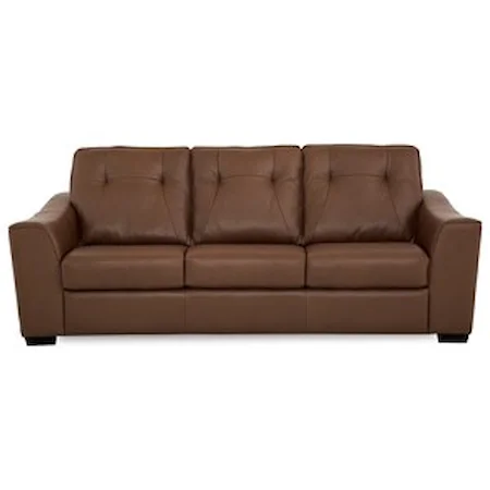 Contemporary Sofa with Blind Tufted Back Cushions