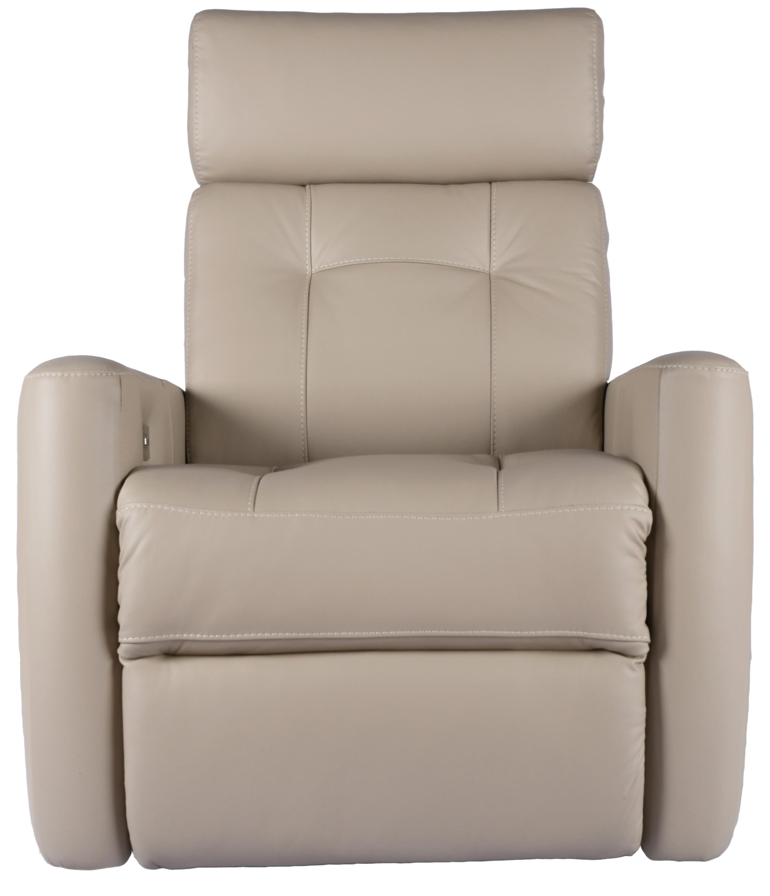 Leather swivel glider chair top