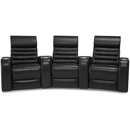 Contemporary 3-Piece Theater Seating