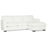 Casual Sectional Sofa with Chaise