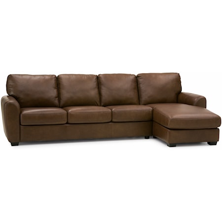 Contemporary Sectional Sofa with RHF Chaise