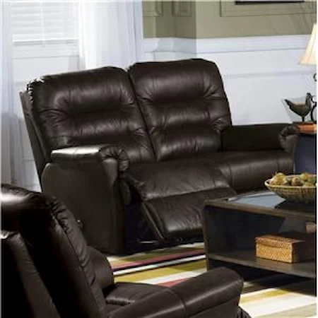 Love Recliner with Channel-Tufted Back