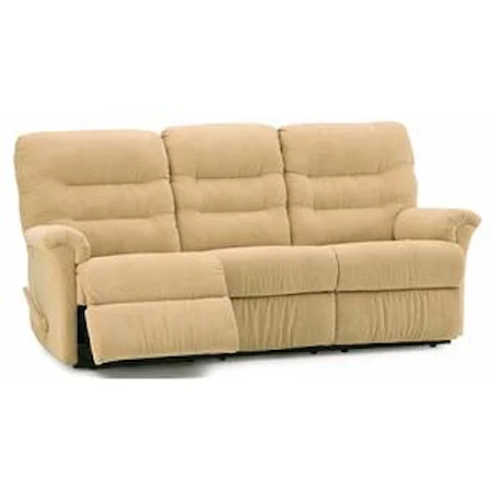 Sofa Recliner with Channel-Tufted Back