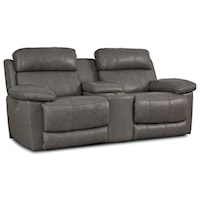 Finley Casual Reclining Console Loveseat with Pillow Arms