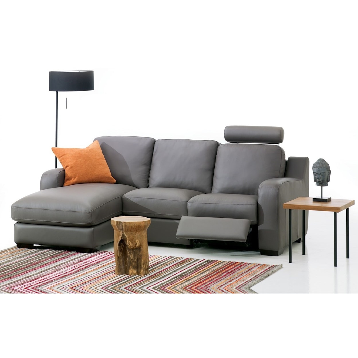 Palliser Flex 3-Seat Reclining Sectional Sofa w/ LAF Chais